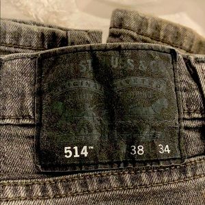 LEVI’S 514 gray wash jeans 38 x 34